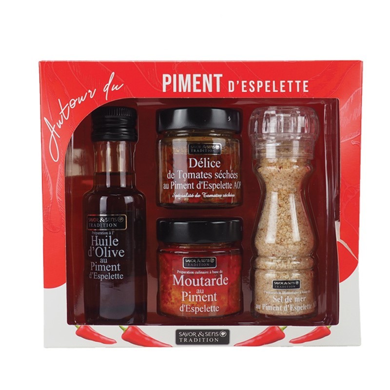 Coffret autour du Piment d'Espelette